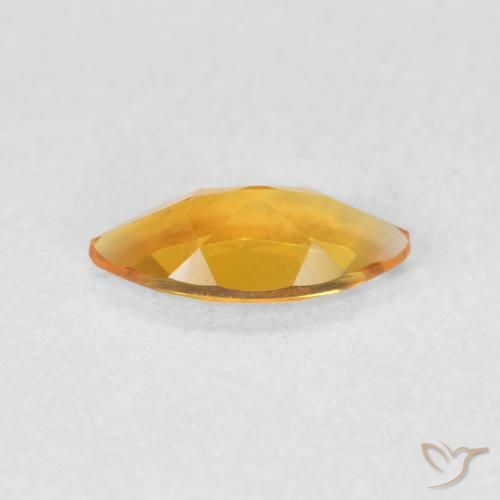 Citrine Or naturelle Marquise, 0.50 ct, VVS-VS