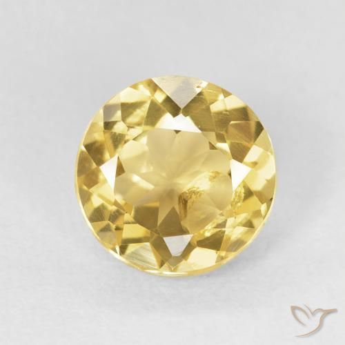 1.72ct Naturel Jaune doré léger Citrine, Tour, VS