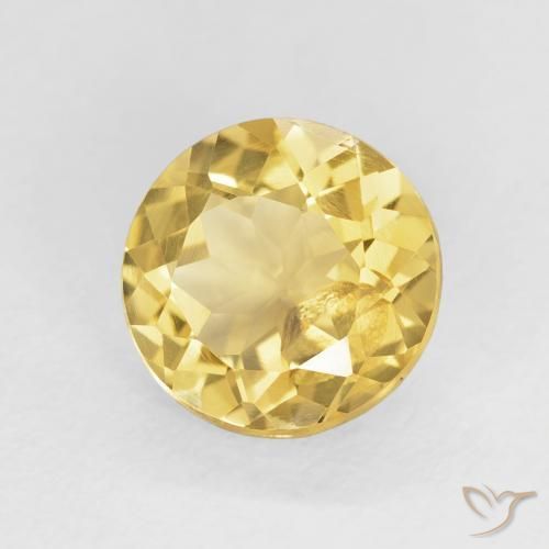 Citrine Jaune doré léger naturelle Tour, 1.72 ct, VS