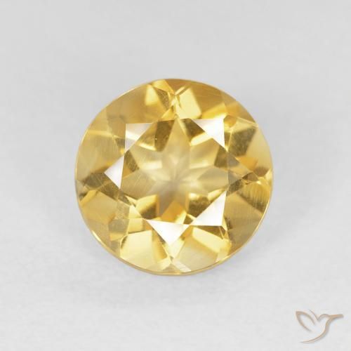 1.56ct Naturel Or moyen Citrine, Tour, VS