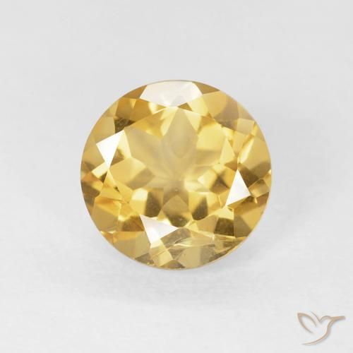 1.74ct Naturel Or moyen Citrine, Tour, VS