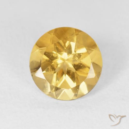 1.76ct Naturel Or moyen Citrine, Tour, VVS-VS
