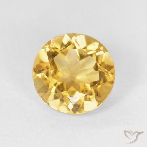 1.86ct Naturel Or moyen Citrine, Tour, VVS-VS