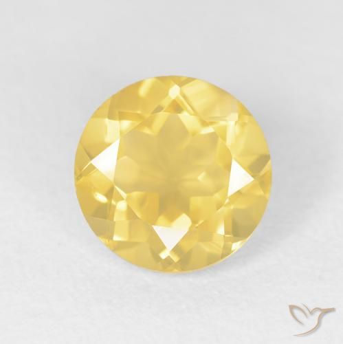 1.88ct Naturel Doré moyen Citrine, Tour, VVS-VS
