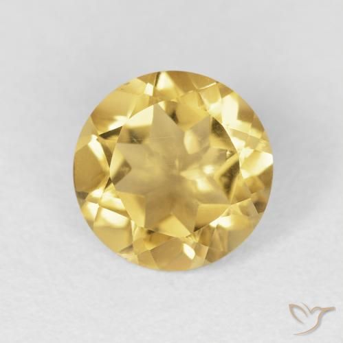 1.48ct Naturel Orange Doré Citrine, Tour, VVS