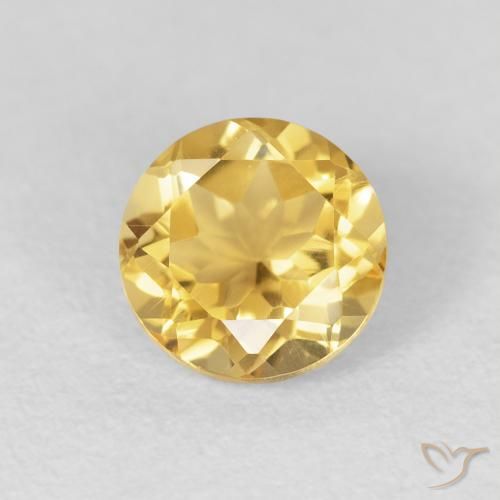 1.31ct Naturel Or moyen Citrine, Tour, VVS-VS
