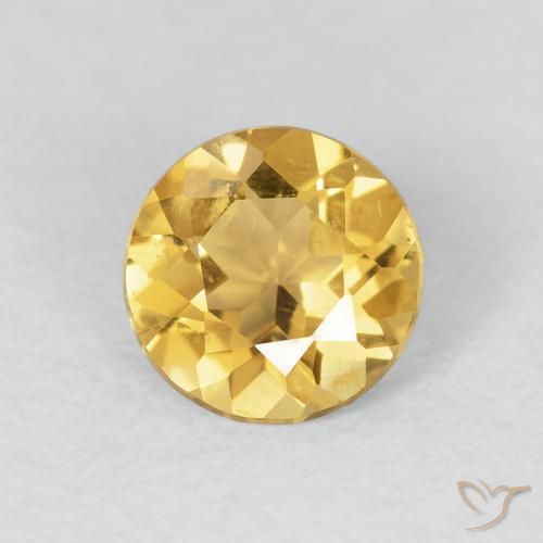 Citrine Doré vif naturelle Tour, 0.96 ct, VVS