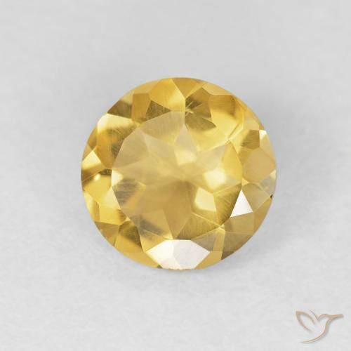 0.95ct Naturel Or moyen Citrine, Tour, VVS-VS