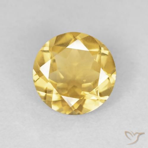 1.52ct Naturel Or moyen Citrine, Tour, VVS-VS