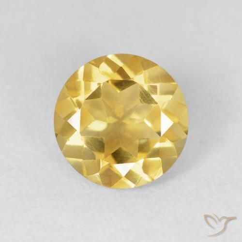 1.83ct Naturel Jaune clair Citrine, Tour, VVS-VS