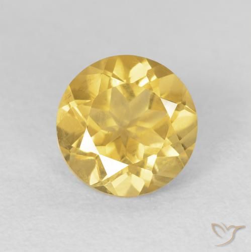 1.89ct Naturel Jaune clair Citrine, Tour, VVS-VS