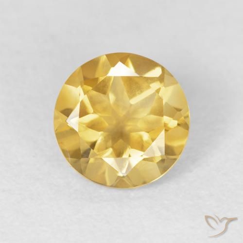 1.06ct Naturel Or moyen Citrine, Tour, VVS
