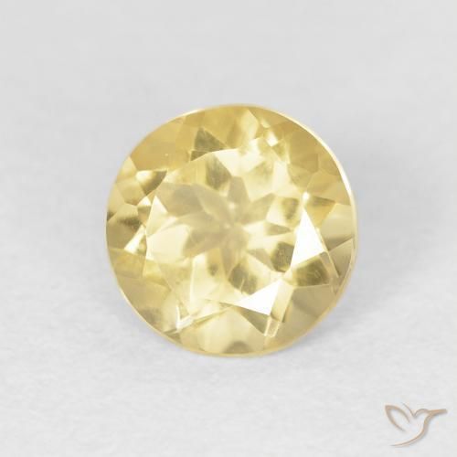 Citrine Jaune moyen naturelle Tour, 1.20 ct, VVS