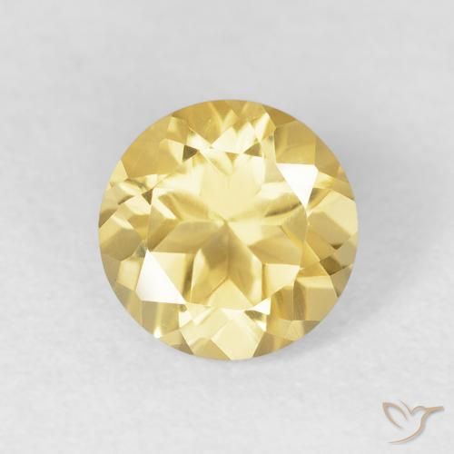 1.30ct Naturel Jaune Dijon Citrine, Tour, VVS