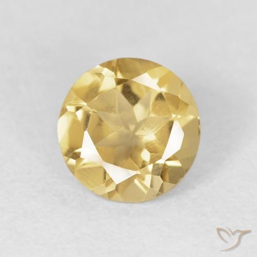 1.15ct Naturel Or moyen Citrine, Tour, VVS