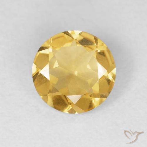 0.94ct Naturel Or moyen Citrine, Tour, VVS