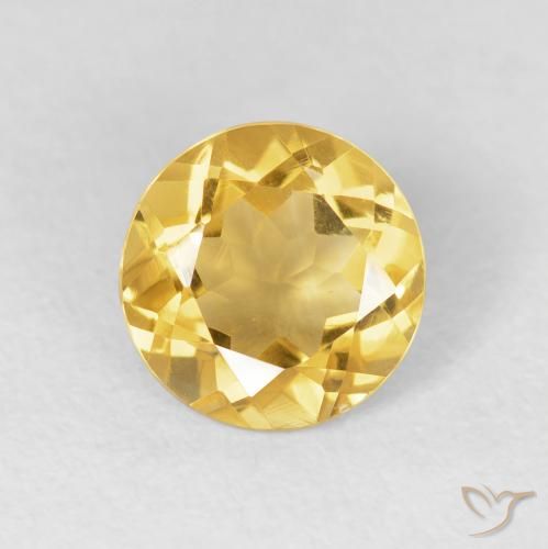 1.71ct Naturel Doré Citrine, Tour, VVS