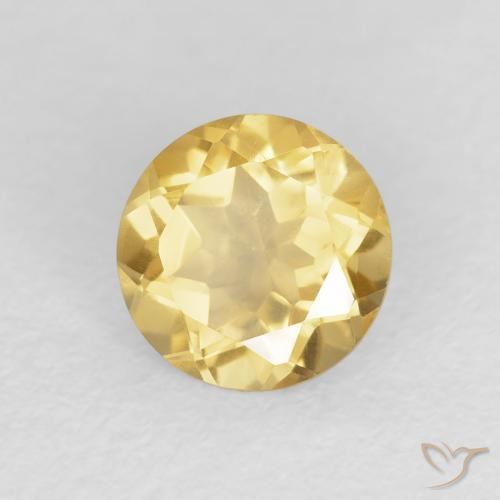 Citrine Jaune moyen naturelle Tour, 1.17 ct, VVS