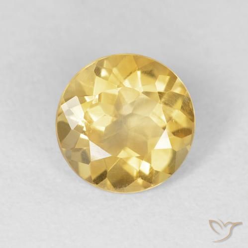 1.60ct Naturel Doré profond Citrine, Tour, VVS-VS