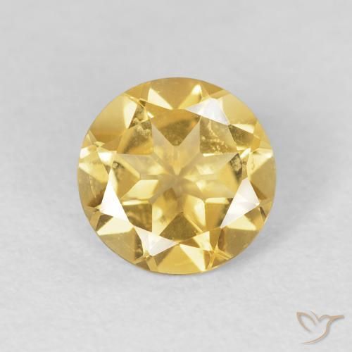 1.64ct Naturel Or moyen Citrine, Tour, VVS-VS