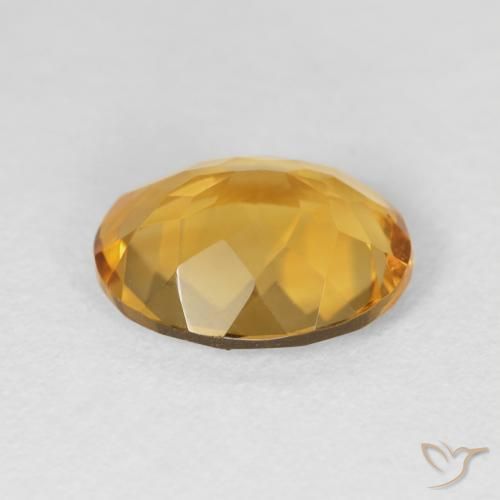 Citrine Doré naturelle ovale, 3.81 ct, VVS-VS