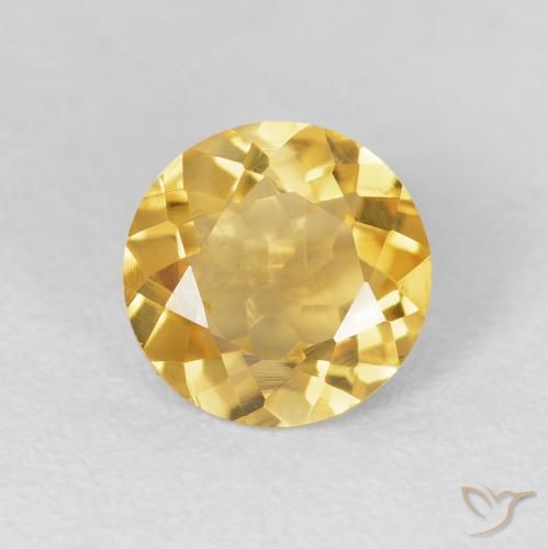 1.63ct Naturel Orange Doré Citrine, Tour, VVS