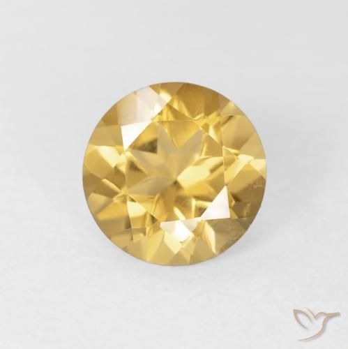1.10ct Naturel Or moyen Citrine, Tour, VVS