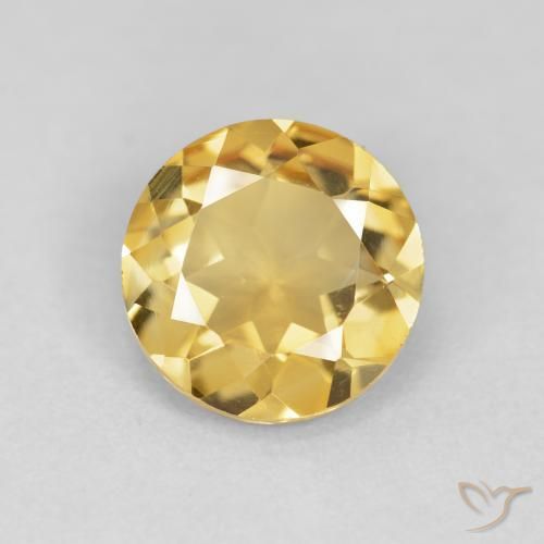 1.49ct Naturel Doré profond Citrine, Tour, VVS