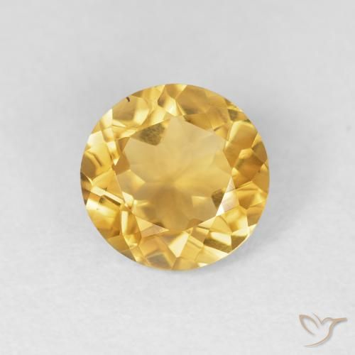1.53ct Naturel Doré vif Citrine, Tour, VVS