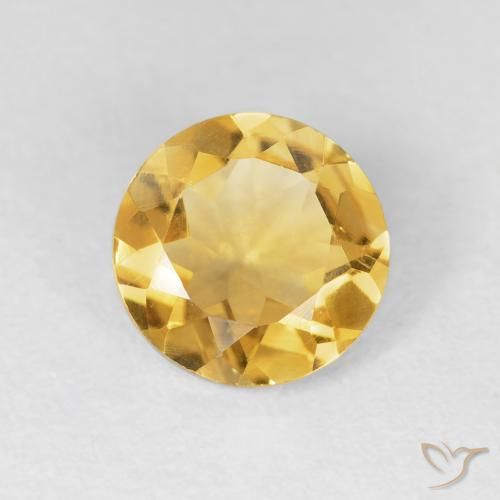 1.60ct Naturel Doré vif Citrine, Tour, VVS