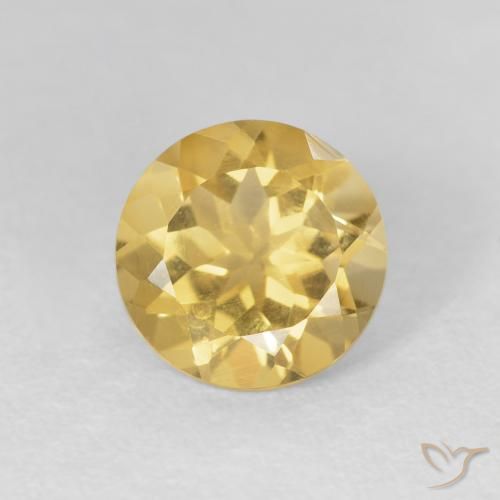 1.78ct Naturel Or moyen Citrine, Tour, VVS