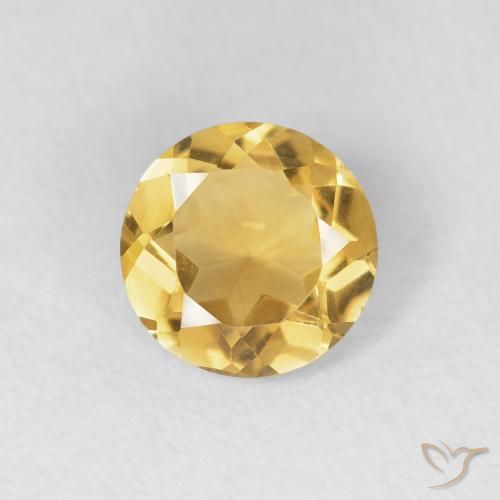 1.10ct Naturel Or moyen Citrine, Tour, VVS