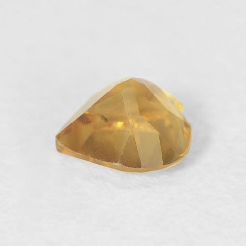 Citrine Doré naturelle Cœur, 0.37 ct, VVS