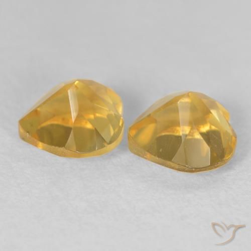 Shop natural 1.69ct Doré moyen Citrine gems, Cœur, from Brésil at GemSelect. In stock, global shipping!