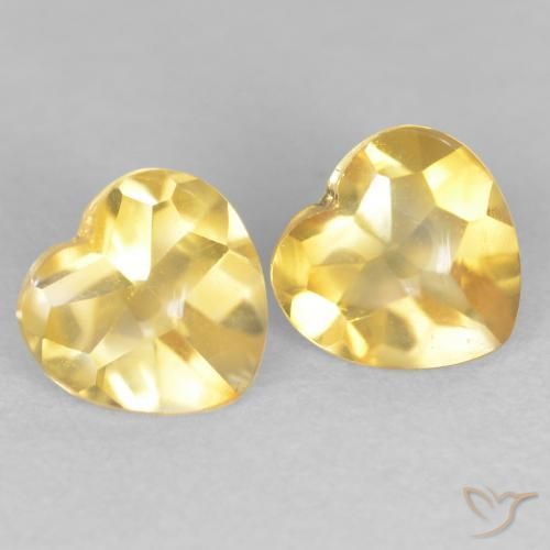 Shop natural 1.60ct Orange Doré Citrine gems, Cœur, from Brésil at GemSelect. In stock, global shipping!