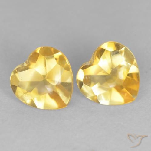 Shop natural 1.65ct Orange Doré Citrine gems, Cœur, from Brésil at GemSelect. In stock, global shipping!