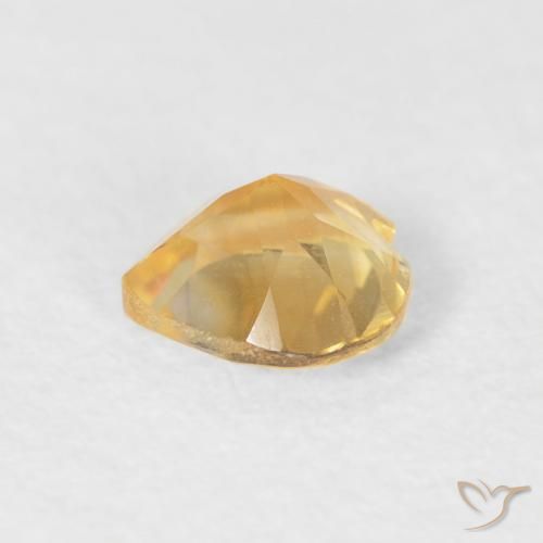 Citrine Or naturelle Cœur, 0.36 ct, VVS