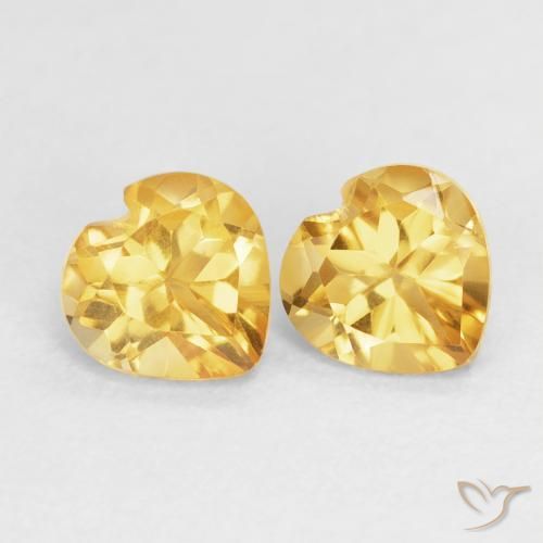 Shop natural 1.47ct Top Gold Citrine gems, Cœur, from Brésil at GemSelect. In stock, global shipping!