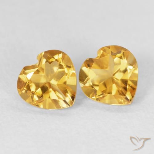 Shop natural 1.48ct Doré Citrine gems, Cœur, from Brésil at GemSelect. In stock, global shipping!