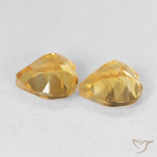 Shop natural 1.48ct Doré Citrine gems, Cœur, from Brésil at GemSelect. In stock, global shipping!