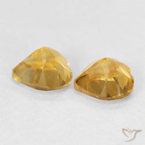 Shop natural 0.88ct Doré Citrine gems, Cœur, from Brésil at GemSelect. In stock, global shipping!
