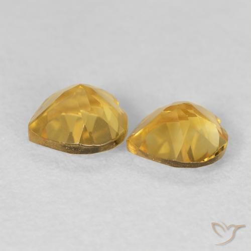 Shop natural 1.37ct Doré Citrine gems, Cœur, from Brésil at GemSelect. In stock, global shipping!