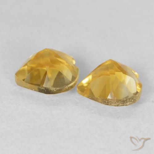 Shop natural 1.47ct Doré profond Citrine gems, Cœur, from Brésil at GemSelect. In stock, global shipping!