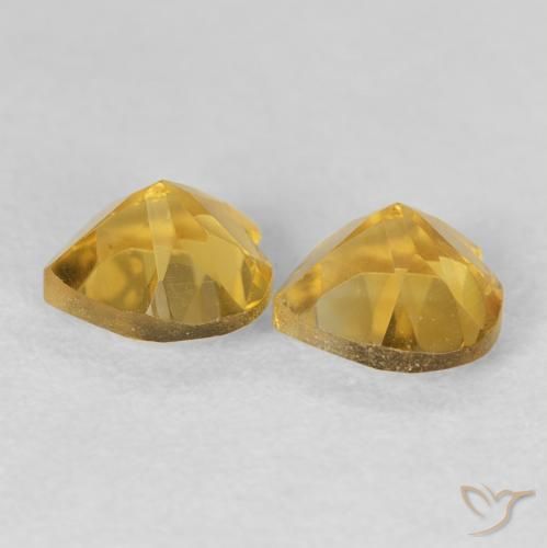 Shop natural 1.52ct Doré profond Citrine gems, Cœur, from Brésil at GemSelect. In stock, global shipping!