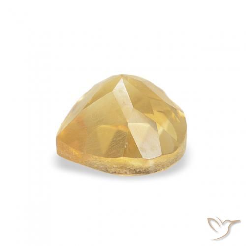 Citrine Or moyen naturelle Cœur, 0.50 ct, VS