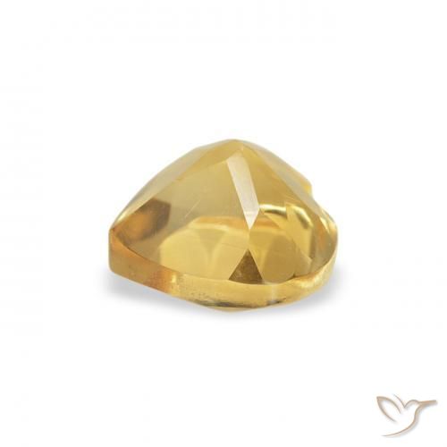 Citrine Or naturelle Cœur, 0.47 ct, VS