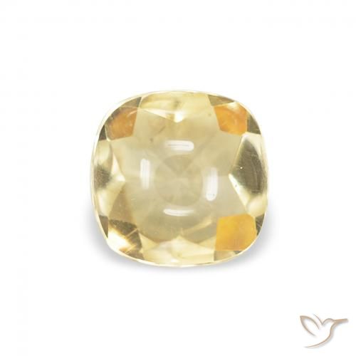 0.57ct Naturel Or Citrine, Coussin, Transparent