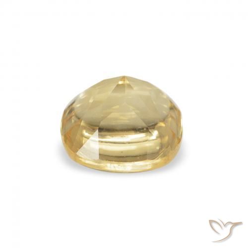 Citrine Doré naturelle Coussin, 0.66 ct, Transparent