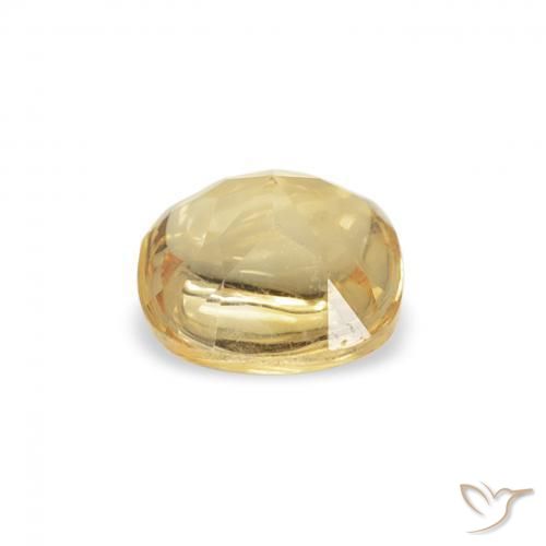Citrine Doré naturelle Coussin, 0.57 ct, Transparent