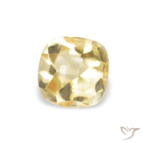 Citrine Doré naturelle Coussin, 0.70 ct, Transparent